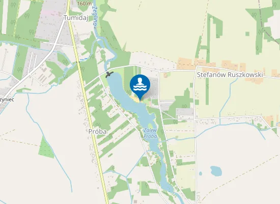 Map of KĄPIELISKO NA ZBIORNIKU WODNYM PRÓBA