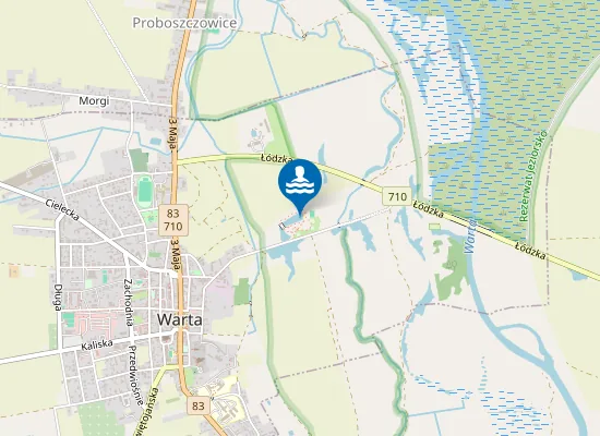 Map of Kąpielisko przy ul. płk. M.A. Tarnowskiego