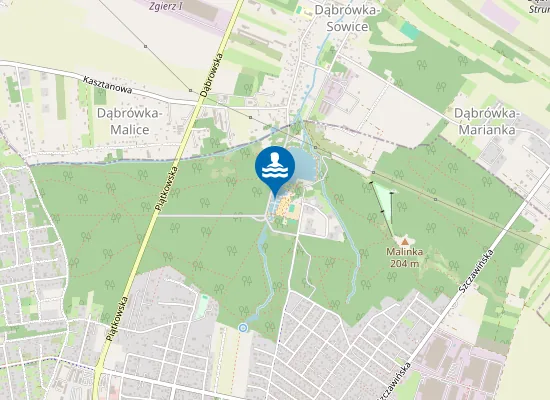 Map of Kąpielisko MOSiR Zgierz