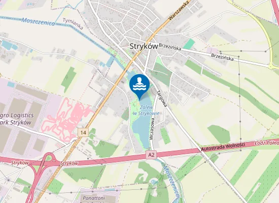 Map of KĄPIELISKO OKIR W STRYKOWIE