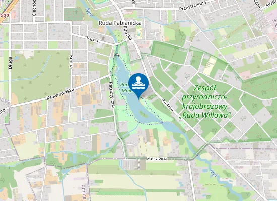 Map of Kąpielisko Stawy Stefańskiego