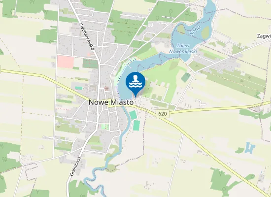 Map of Zalew Nowomiejski
