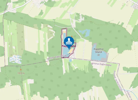 Map of Kąpielisko nr 2-Summer Playground East 1