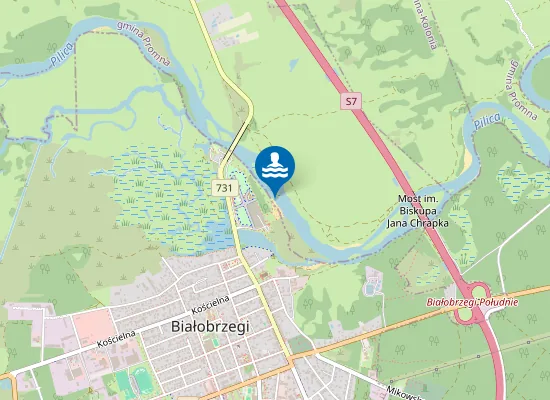 Map of Kąpielisko SYRENKA