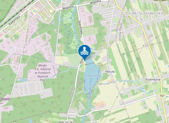 Map of KĄPIELISKO STAW GÓRNY