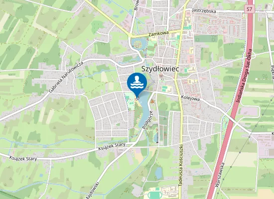 Map of ZALEW SZYDŁOWIEC