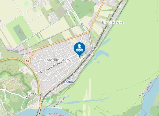 Map of Kąpielisko przy Targowisku Miejskim w Nowym Dworze Mazowieckim