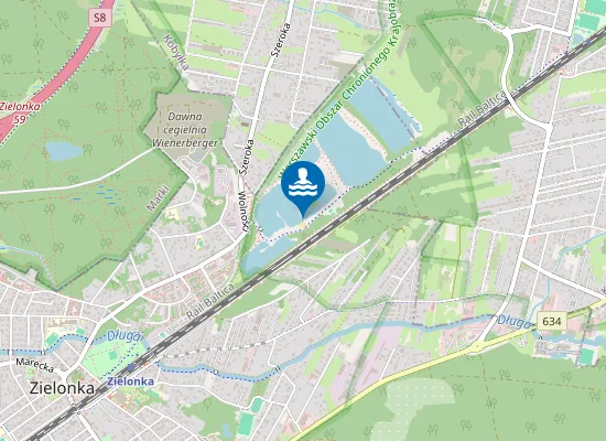 Map of Glinianki Zielonka