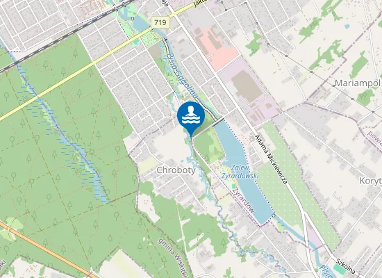 Map of Zalew Żyrardowski