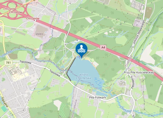 Map of KĄPIELISKO CHECHŁO