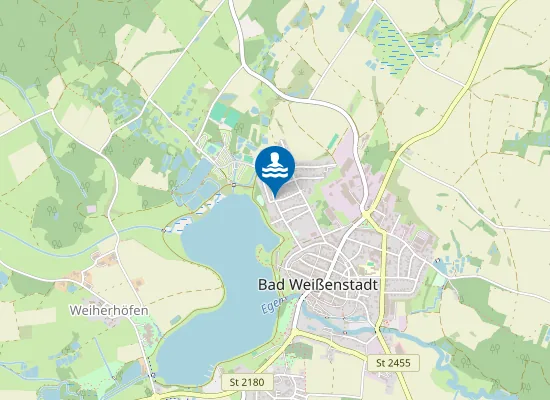 Map of WEISSENSTAEDTER SEE WEISSENSTADT