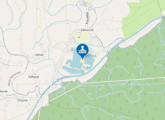 Map of Bobrowe Rozlewisko