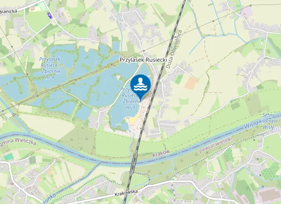Map of Zbiornik nr 1 Przylasek Rusiecki