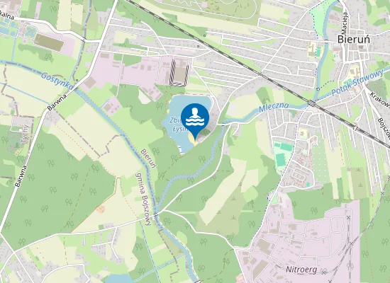 Map of KĄPIELISKO ŁYSINA