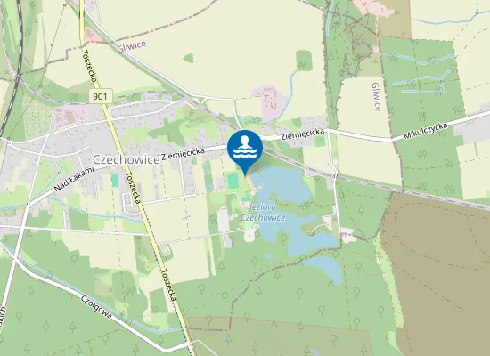 Map of KĄPIELISKO CZECHOWICE