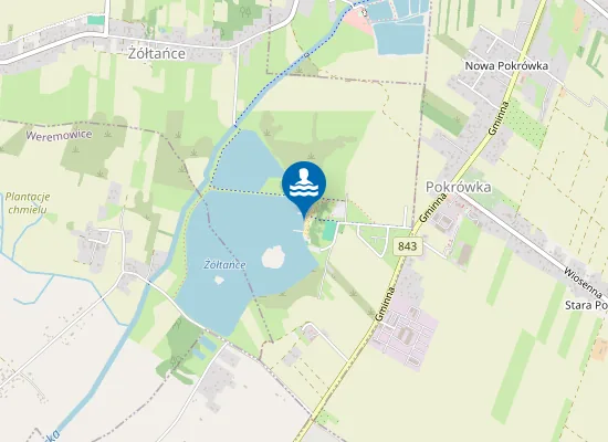 Map of ŻÓŁTAŃCE