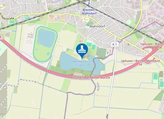 Map of MAHNDORFER SEE