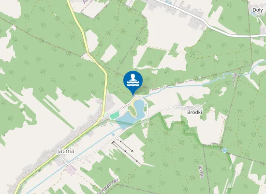 Map of Kapielisko na zbiorniku wodnym Jacnia