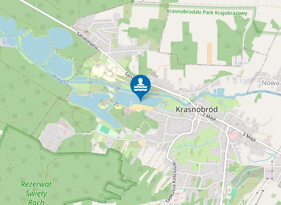 Map of ZALEW W KRASNOBRODZIE