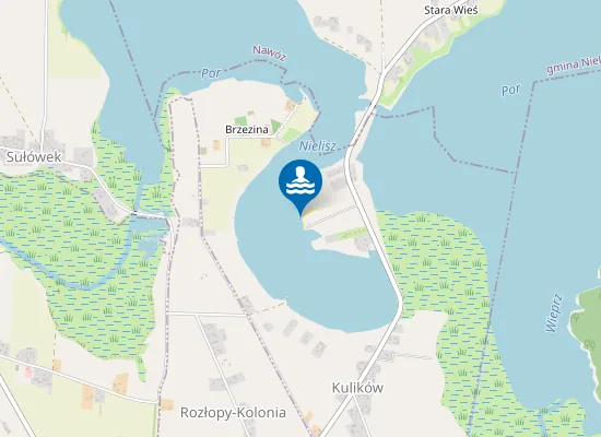 Map of Kąpielisko w Kulikowie