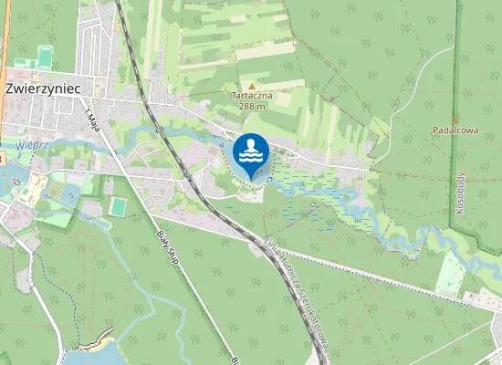 Map of Kapielisko na zbiorniku wodnym Rudka