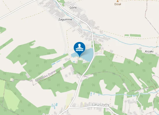 Map of Czyste - Grodzisko Dolne