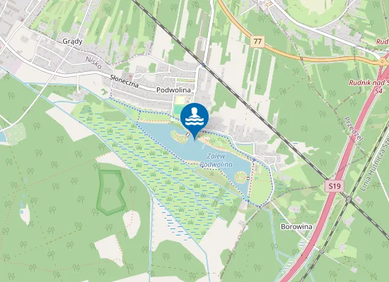 Map of Kąpielisko Podwolina