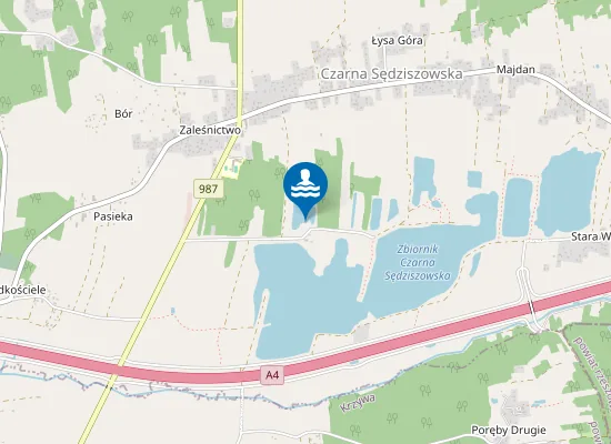 Map of Kąpielisko Czarna Sędziszowska