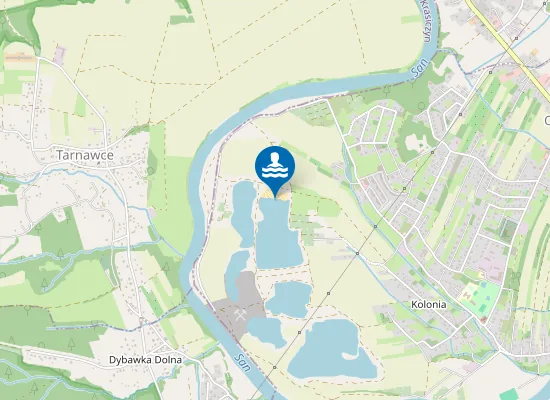 Map of OŚRODEK REKREACYJNO – WYPOCZYNKOWY PLAŻA OSTRÓW