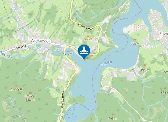 Map of Zielona Plaża