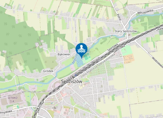 Map of SĘDZISZÓW