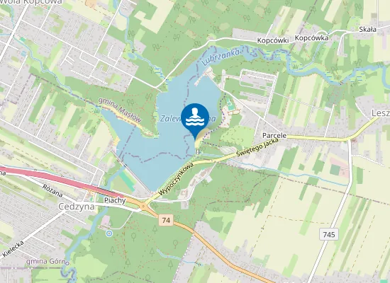 Map of Cedzyna Wschód