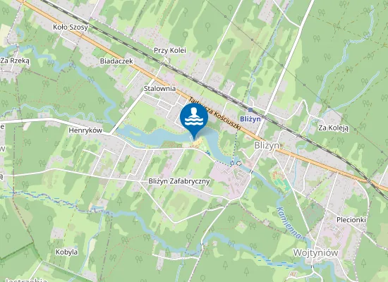 Map of KĄPIELISKO BLIŻYN