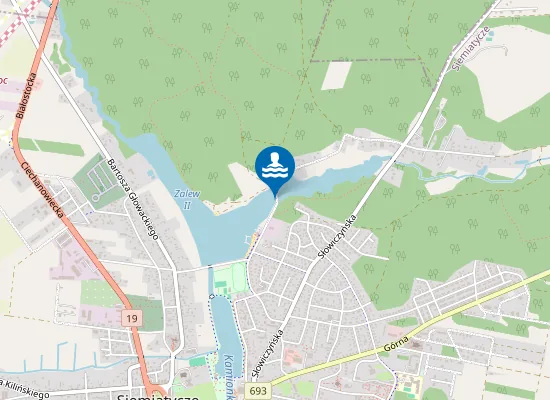 Map of KĄPIELISKO MIEJSKIE W SIEMIATYCZACH