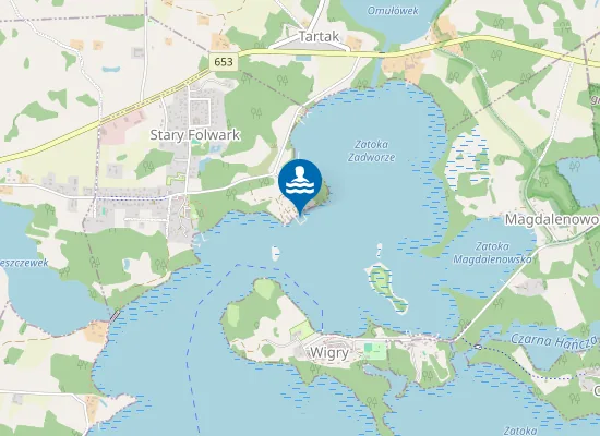 Map of Kąpielisko PTTK w Starym Folwarku