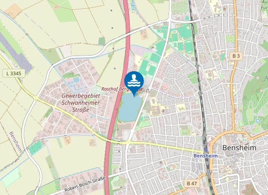 Map of Badesee Bensheim