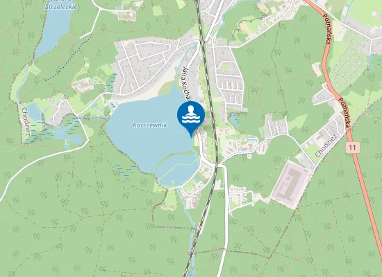 Map of KĄPIELISKO PRZY JEZIORZE KARCZEWNIK