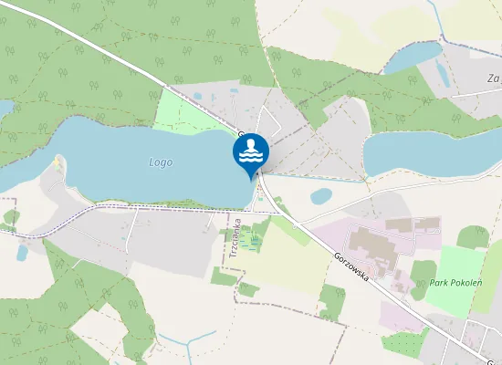 Map of Kąpielisko Logo w Trzciance