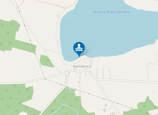 Map of KĄPIELISKO W MIEJSCOWOŚCI KAMIENICA