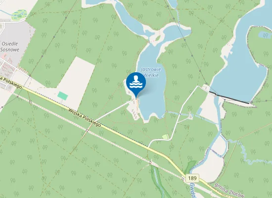 Map of KĄPIELISKO W JASTROWIU