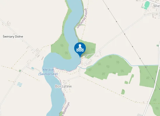 Map of Kąpielisko Camping Borzątew