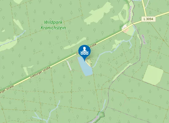 Map of GRUBE PRINZ VON HESSEN