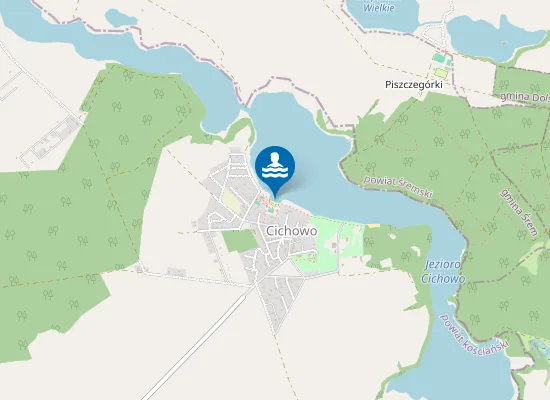 Map of PLAŻA GŁÓWNA W CICHOWIE