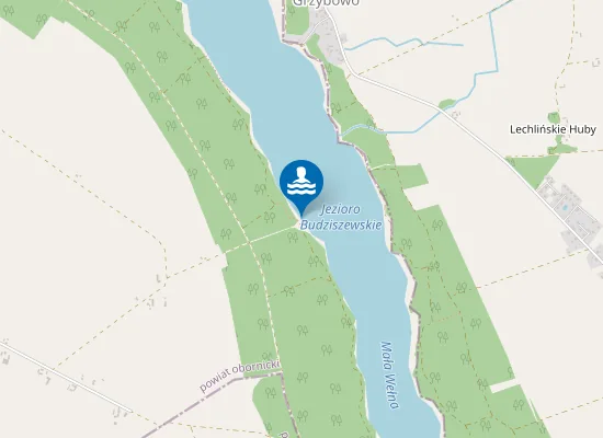 Map of Kąpielisko Budziszewko