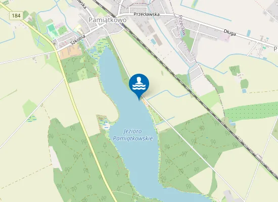 Map of JEZIORO W PAMIĄTKOWIE