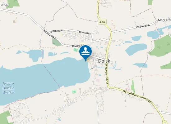 Map of Plaża Miejska w Dolsku