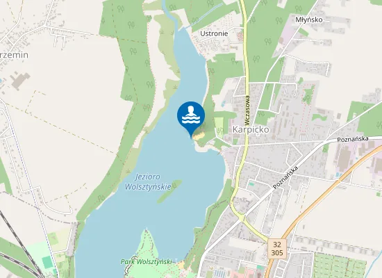 Map of KĄPIELISKO USTRONIE W KARPICKU