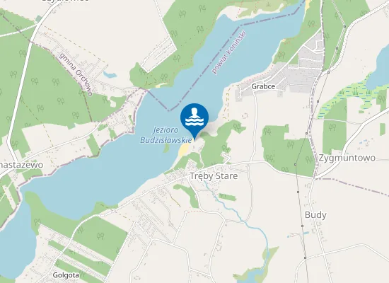 Map of Kąpielisko przy Ośrodku Wypoczynkowym w Trębach Starych