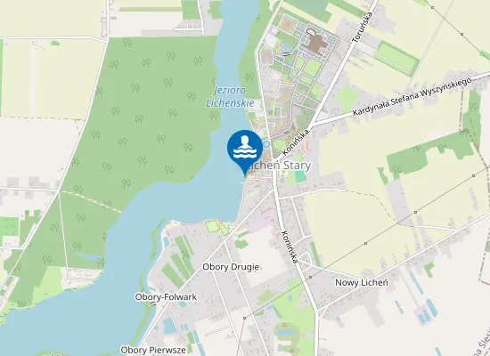 Map of KĄPIELISKO PRZY PLAŻY W LICHENIU STARYM