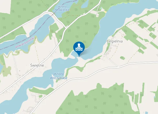 Map of JEZIORO WILCZYŃSKIE